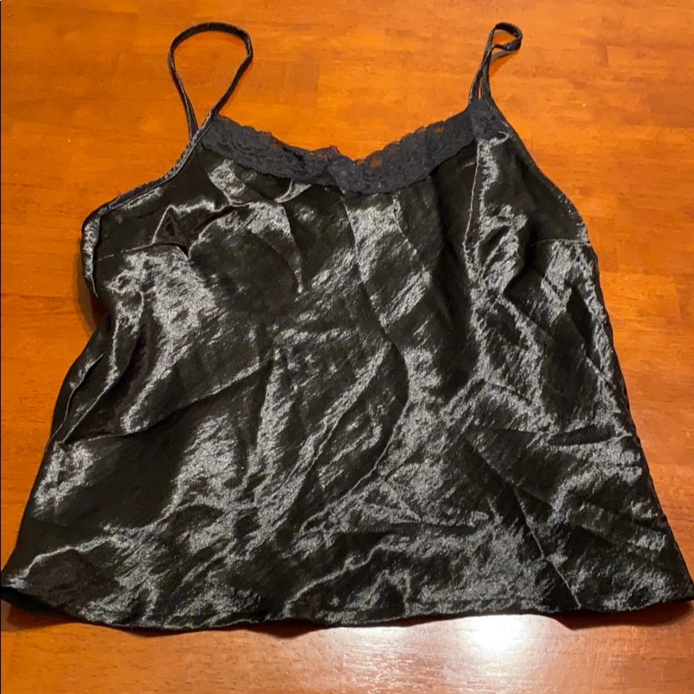 Silk and Lace Tank Top